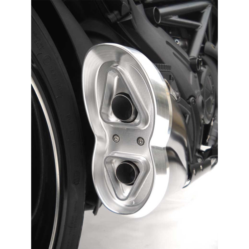 Echappement inox cat noir embout carbone Zard