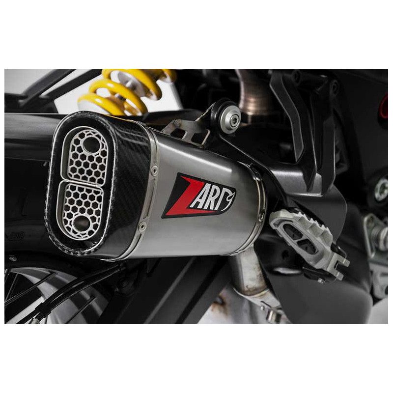 echappement-inox-racing-enveloppe-et-embout-titane-zard Echappement inox racing enveloppe et embout titane Zard