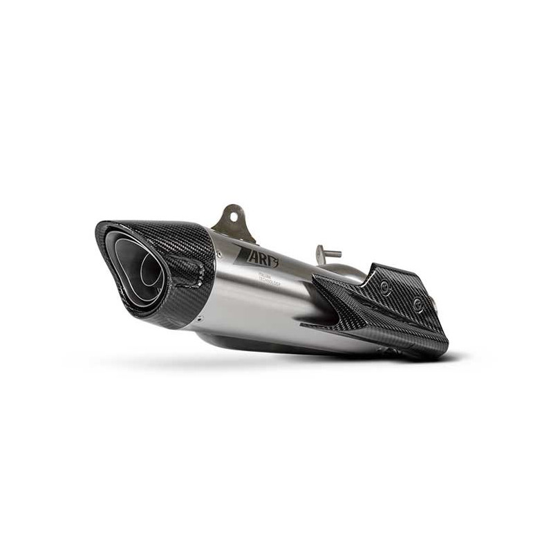 Echappement inox Triumph street triple 765 Zard