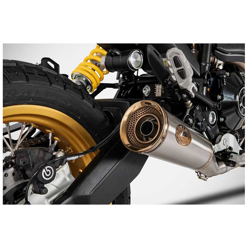 Echappement modele Ducati desert sled inox Zard