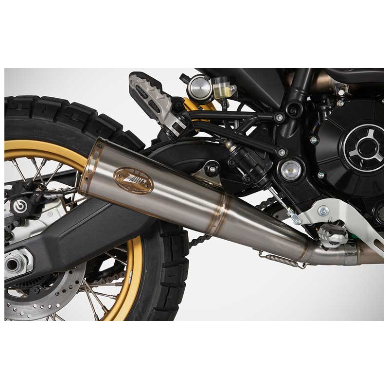 Echappement modele Ducati desert sled inox Zard