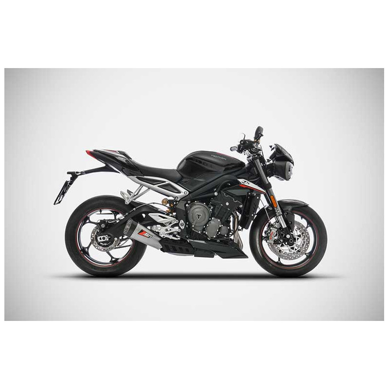 Echappement Triumph street triple 765 Zard