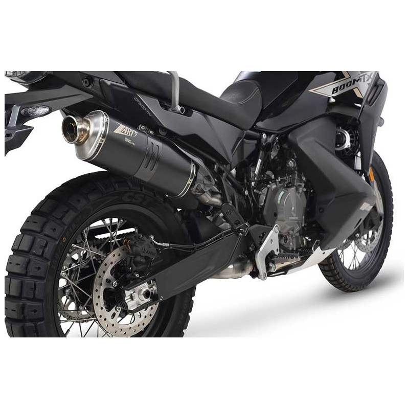 ECHAPPEMENT ZARD AVEC PARE CHALEUR CARBONE CF MOTO MTX 800 2025