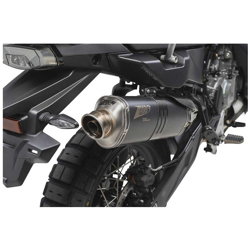 ECHAPPEMENT ZARD AVEC PARE CHALEUR CARBONE CF MOTO MTX 800 2025