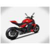 ECHAPPEMENT ZARD MAKO INOX PARE CHALEUR CARBONE DUCATI DIAVEL V4