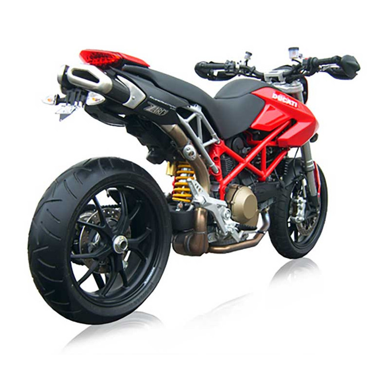 Echappements 2 sorties 102 db inox - carbone Zard