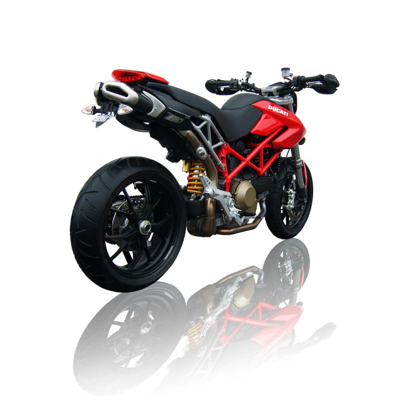 Echappements 2 sorties 102 db inox - carbone Zard