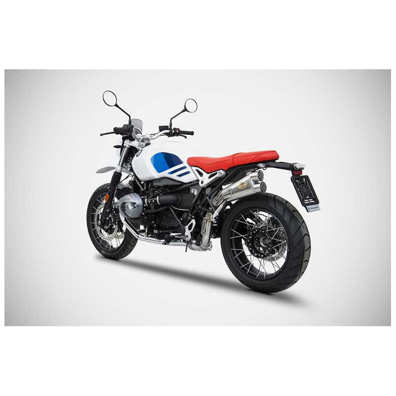 Echappements inox BMW R Nine T version haute Zard