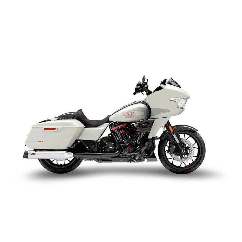 ECHAPPEMENTS ZARD ACIER INOXYDABLE HARLEY-DAVIDSON ROAD KING-ROAD GLIDE-STREET G