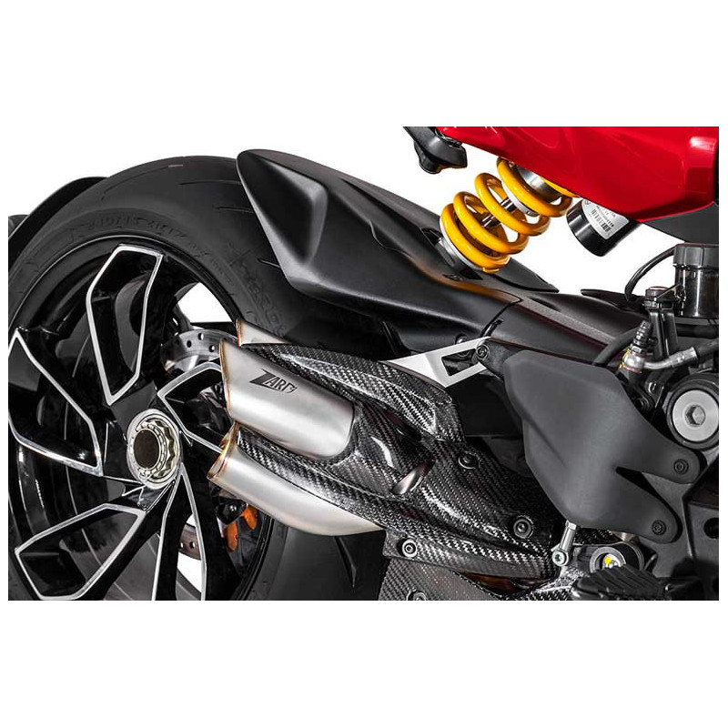 ECHAPPEMENTS ZARD PARE CHALEUR CARBONE DUCATI DIAVEL V4 23