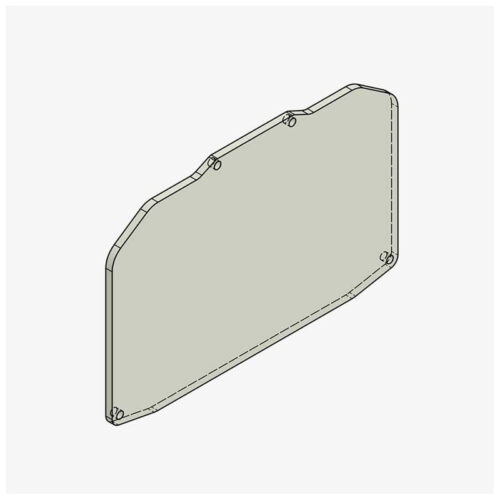 ECRAN DE RECHANGE POUR PROTECTION DE COMPTEUR APRILIARSV4 FACTORY / TUONO V4