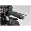 embout-de-guidon-daytona-compass-rouge-2pcs EMBOUT DE GUIDON DAYTONA "COMPASS" ROUGE / 2PCS