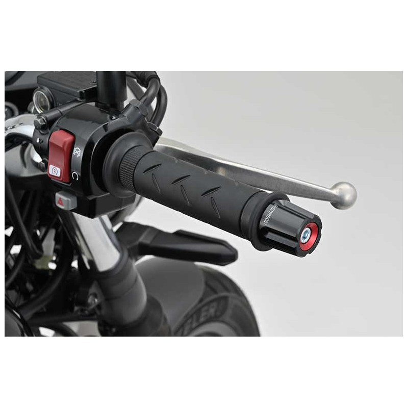 embout-de-guidon-daytona-compass-rouge-2pcs EMBOUT DE GUIDON DAYTONA "COMPASS" ROUGE / 2PCS