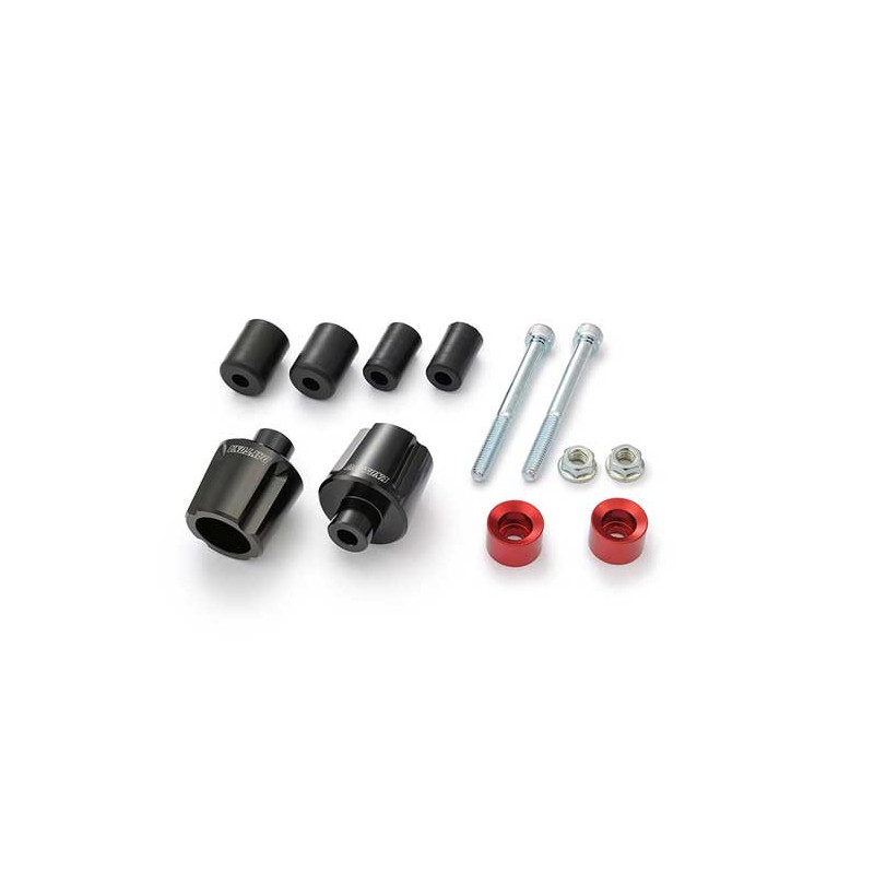 EMBOUT DE GUIDON DAYTONA "COMPASS" ROUGE / 2PCS EMBOUT DE GUIDON DAYTONA "COMPASS" ROUGE / 2PCS
