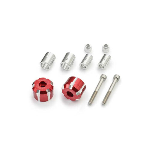 EMBOUT DE GUIDON DAYTONA "W" ROUGE