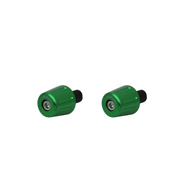 Embouts de guidon Accossato avec insert coloré adapté aux guidons diam. De 12 mm