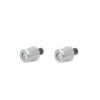 Embouts de guidon Accossato avec insert coloré adapté aux guidons diam. De 12 mm