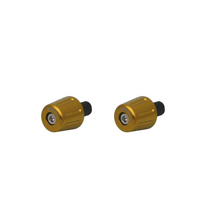 Embouts de guidon Accossato avec insert coloré adapté aux guidons diam. De 12 mm