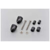 EMBOUTS DE GUIDON BULLET 14-19MM NOIR