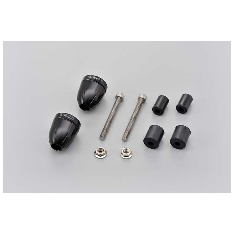 EMBOUTS DE GUIDON BULLET 14-19MM NOIR