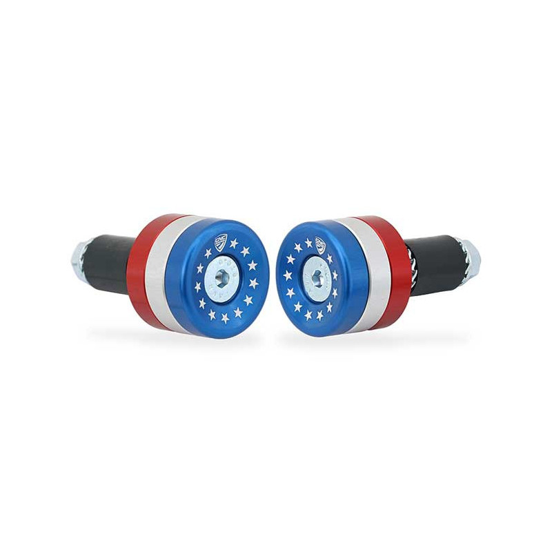 EMBOUTS DE GUIDON CNC RACING STARS AND STRIPES