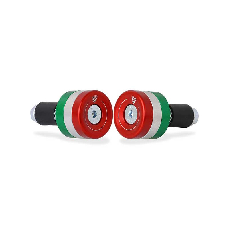 EMBOUTS DE GUIDON CNC RACING TRICOLORE