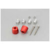 EMBOUTS DE GUIDON PINO-3 14-19MM ROUGE
