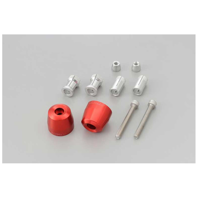 EMBOUTS DE GUIDON PINO-3 14-19MM ROUGE