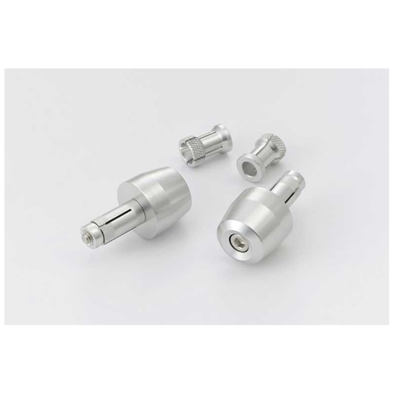 EMBOUTS DE GUIDON PINO-3 14-19MM SILVER
