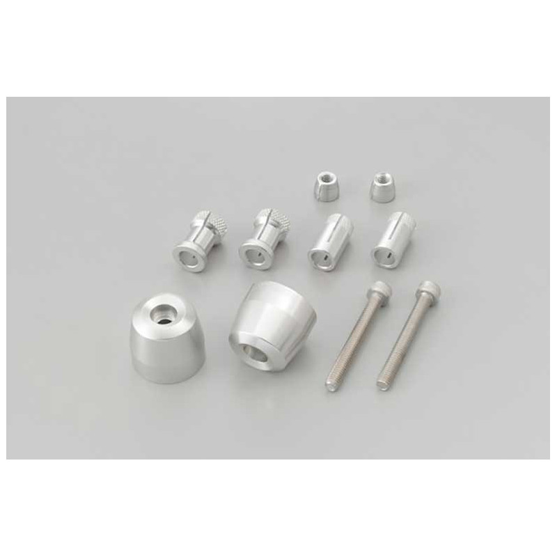 EMBOUTS DE GUIDON PINO-3 14-19MM SILVER