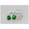 EMBOUTS DE GUIDON PINO-3 14-19MM VERT