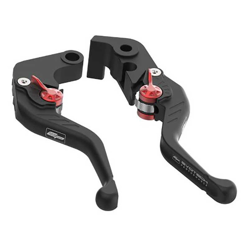 ENSEMBLE DE LEVIER D'EMBRAYAGE ET DE FREIN COURT EVO DE EVOTECH - SUZUKI GSX-S10