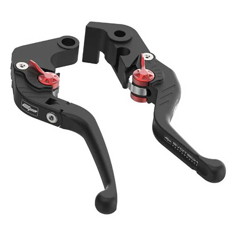 ENSEMBLE DE LEVIER D'EMBRAYAGE PLIANT ET DE FREIN COURT EVOTECH EVO - YAMAHA YZF