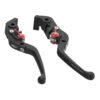 ENSEMBLE DE LEVIERS D'EMBRAYAGE ET DE FREIN REPLIABLES EVOTECH EVO - APRILIA TUO ENSEMBLE DE LEVIERS D'EMBRAYAGE ET DE FREIN REPLIABLES EVOTECH EVO - APRILIA TUO