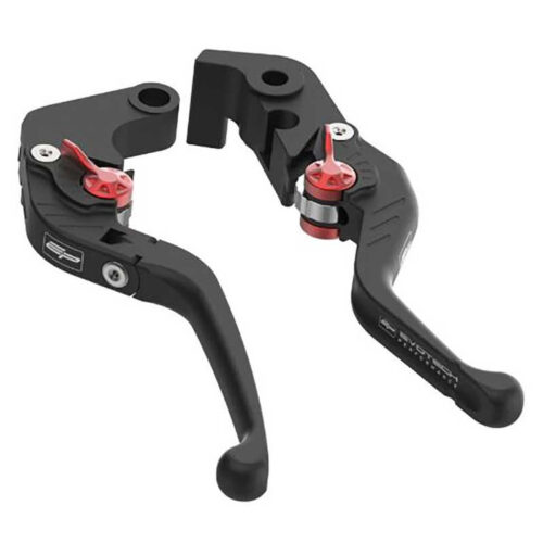ENSEMBLE DE LEVIERS D'EMBRAYAGE PLIANT EVO ET DE FREIN COURT EVOTECH - HONDA XL7