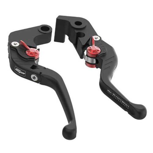 Ensemble de leviers d'embrayage repliable et de frein court Evotech Evo - Honda