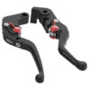 Ensemble de leviers d'embrayage repliable Evo et de frein court Evotech - Kawasa