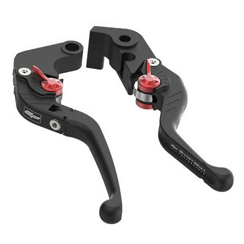 Ensemble de leviers d'embrayage repliables et de frein court Evotech Evo - Kawas