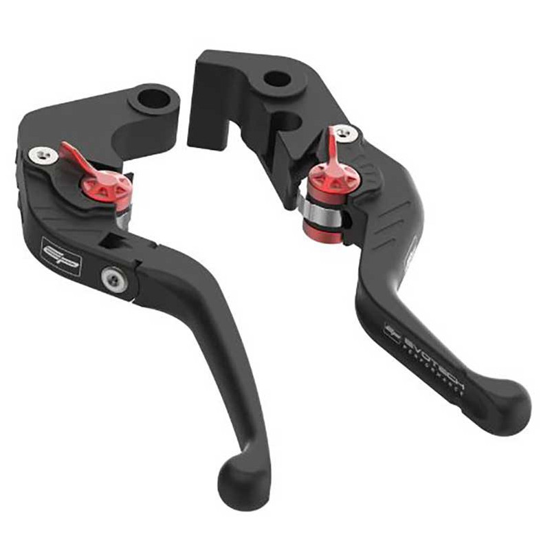ENSEMBLE DE LEVIERS D'EMBRAYAGE REPLIABLES EVO ET DE FREIN COURT EVOTECH - HONDA