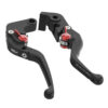 ENSEMBLE DE LEVIERS D'EMBRAYAGE REPLIABLES EVO ET DE FREINS COURTS EVOTECH - YAM