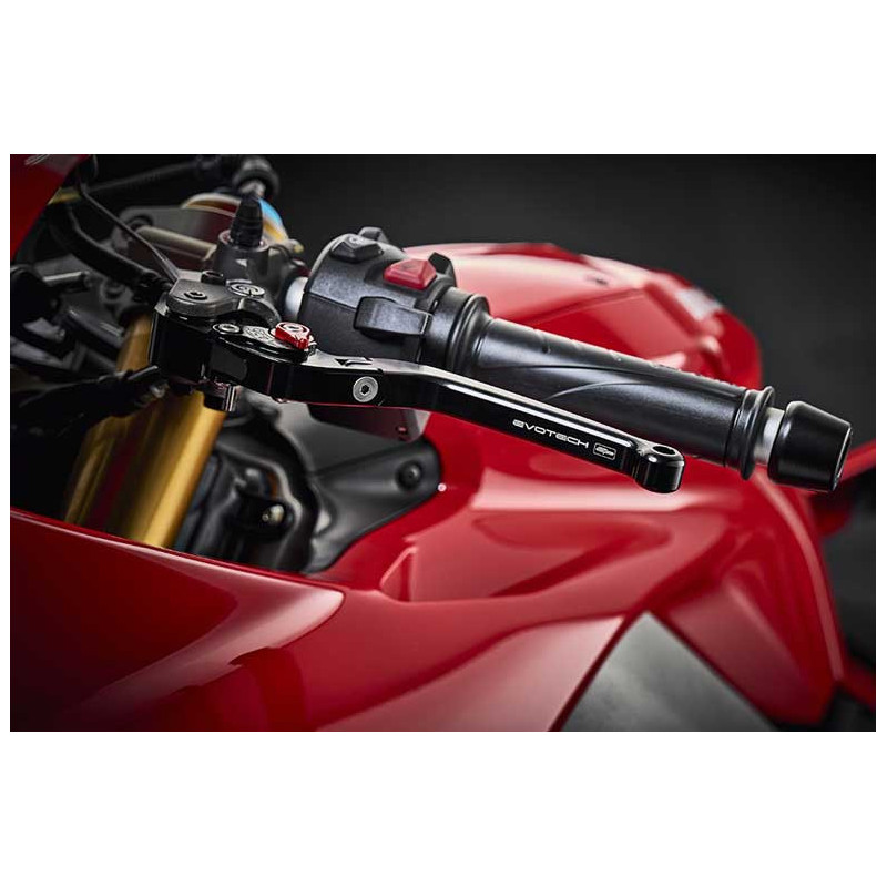 EP DUCATI SCRAMBLER CAFE RACER KIT LEVIERS DE FREIN ET D'EMBRAYAGE COURTS 2019+