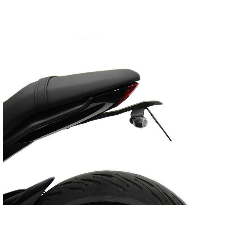 ep-triumph-trident-support-de-plaque-sans-feu-arriere-sous-selle EP TRIUMPH TRIDENT SUPPORT DE PLAQUE SANS FEU ARRIERE SOUS SELLE