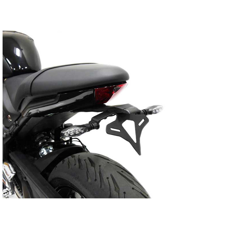 ep-triumph-trident-support-de-plaque-sans-feu-arriere-sous-selle EP TRIUMPH TRIDENT SUPPORT DE PLAQUE SANS FEU ARRIERE SOUS SELLE