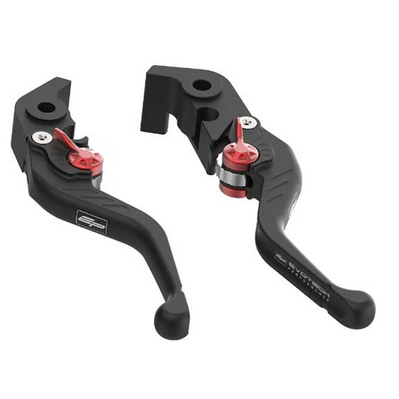 EVOTECH KIT LEVIERS DE FREIN ET EMBRAYAGE COURTS FIXES - HONDA CBR1000RR-R FIREB