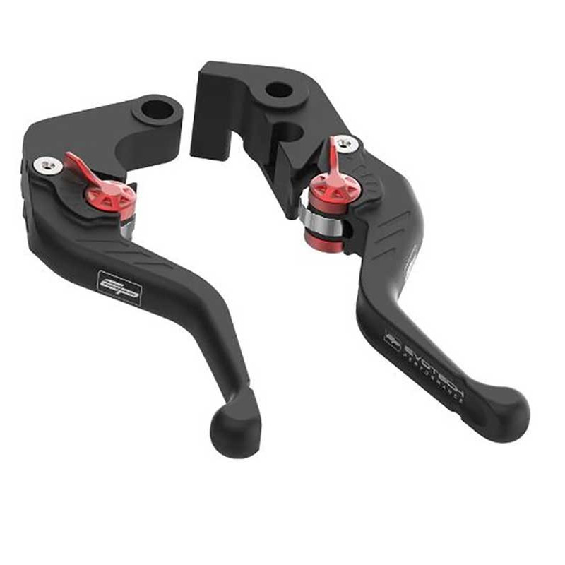 EVOTECH KIT LEVIERS DE FREIN ET EMBRAYAGE COURTS FIXES - SUZUKI GSX-8S (2023+)