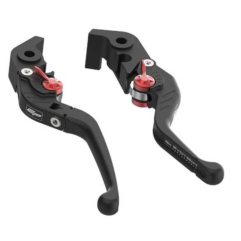 EVOTECH KIT LEVIERS DE FREIN ET EMBRAYAGE COURTS REPLIABLES - HYPERMOTARD 1100 (