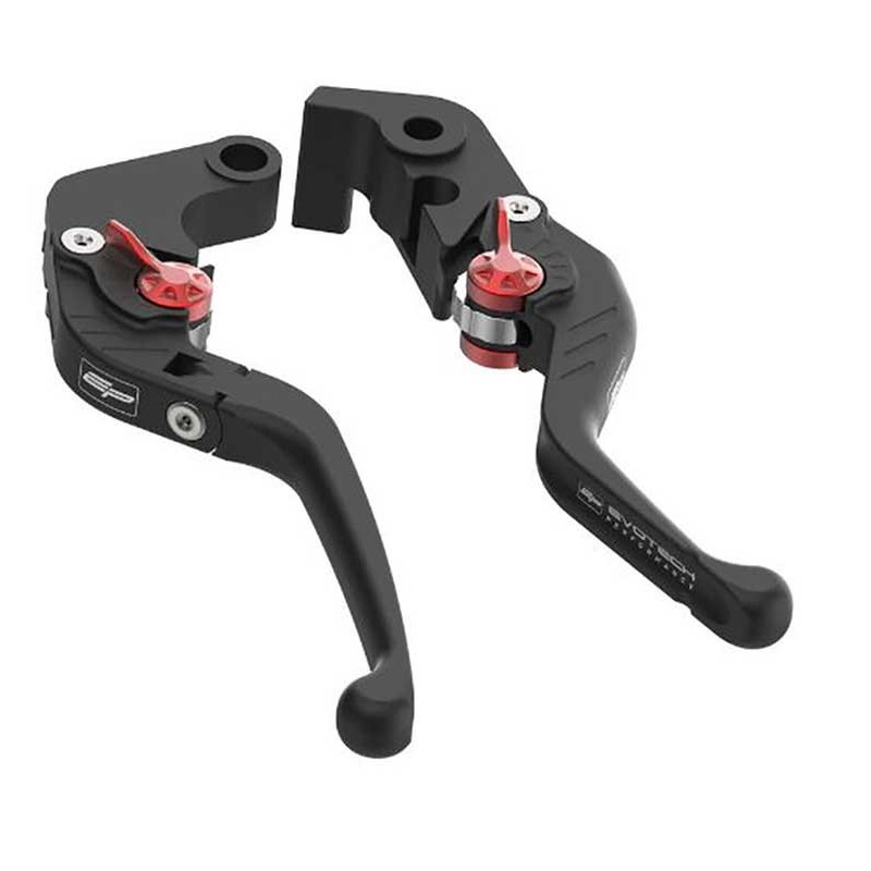 EVOTECH KIT LEVIERS DE FREIN ET EMBRAYAGE COURTS REPLIABLES - SUZUKI GSX-R600  (