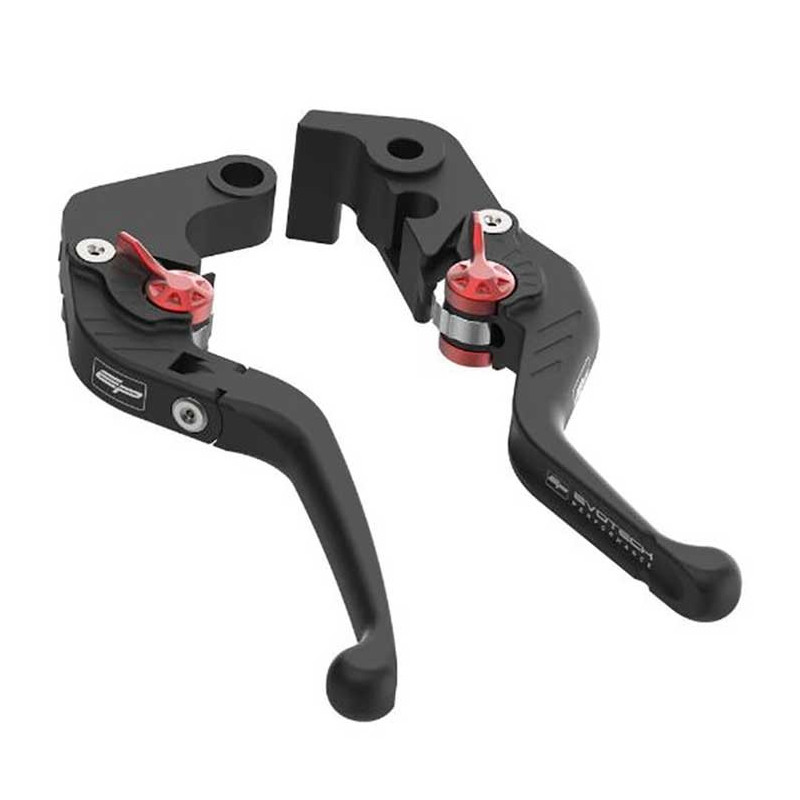 EVOTECH KIT LEVIERS DE FREIN ET EMBRAYAGE COURTS REPLIABLES - YAMAHA FZ-10  (201