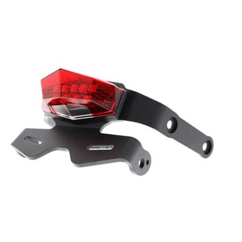 EVOTECH KTM 690 DUKE SUPPORT DE PLAQUE 2012 - 2019 (FEU ARRIÈRE ROUGE)