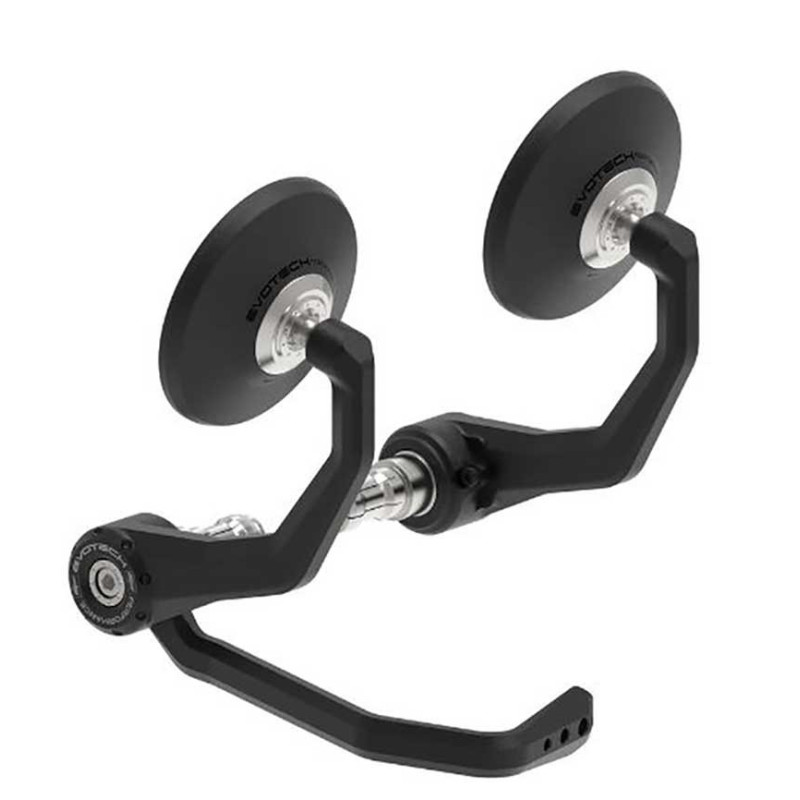 EVOTECH PAIRE RÉTROVISEURS EMBOUTS DE GUIDON ET PROTECTION LEVIER DE FREIN - HO